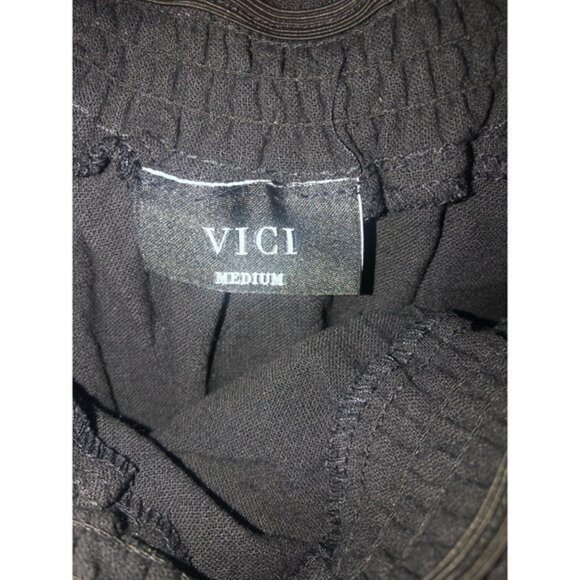 VICI off the shoulders black mini dress size M - Picture 5 of 5